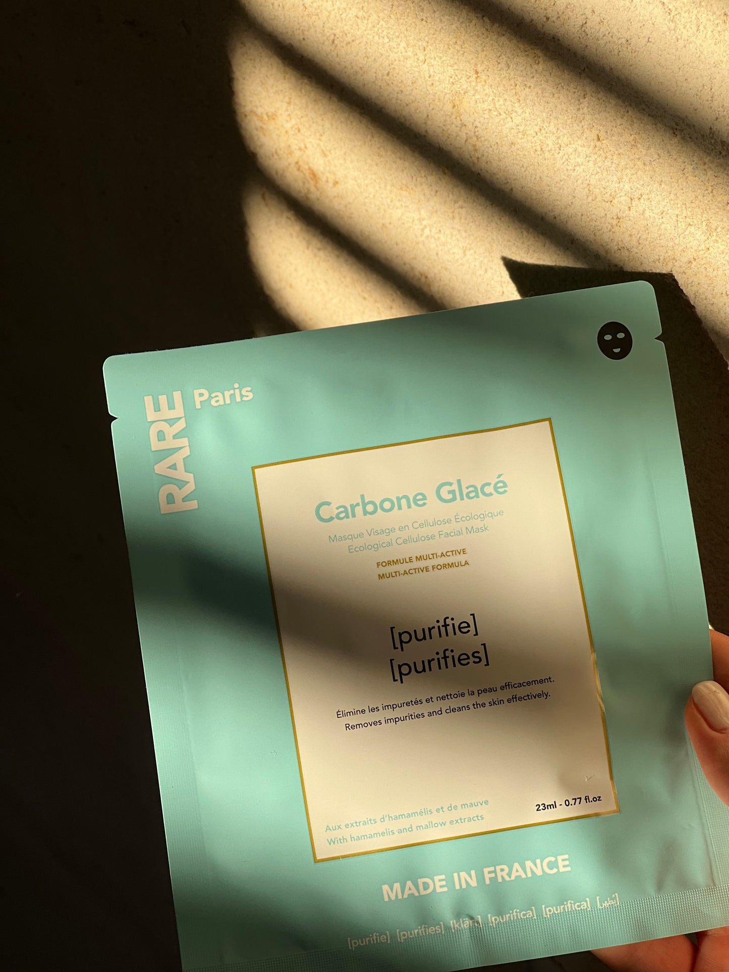 Sheet Mask Carbone Glacé